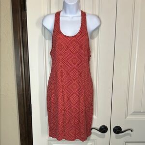 Smartwool Red/Orange Geometric Mini Dress